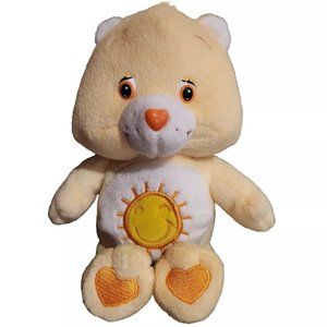 2002 Funshine Bear Care Bear 7.5" Plush Stuffed Animal by Play Along